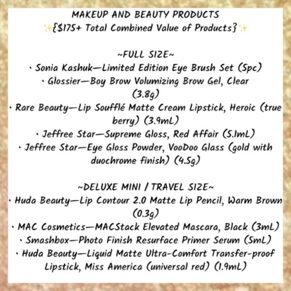 Sephora Favorites & Jeffree Star Beauty Bundle—9pc Makeup Set ✨$175+ Value✨ - Picture 3 of 9